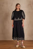 Picture of JASMINE EMBROIDERED COTTON SKIRT